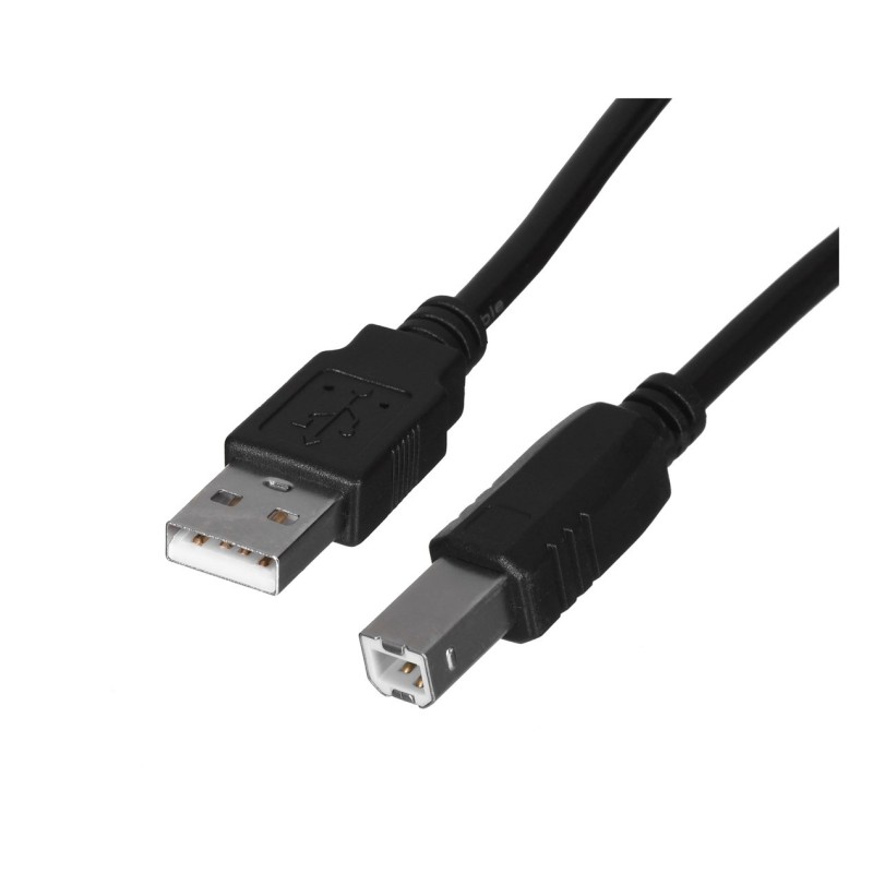 Kabel Lanberg CA-USBA-10CC-0018-BK (USB 2.0 M - USB 2.0 M 1,8m kolor czarny)