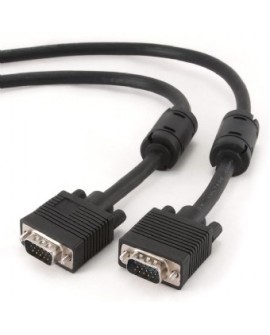 Kabel GEMBIRD CC-PPVGA-5M-B (D-Sub (VGA) M - D-Sub (VGA) M 5m kolor czarny)