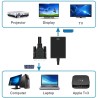 Techly IDATA HDMI-VGA3 adapter kablowy Czarny