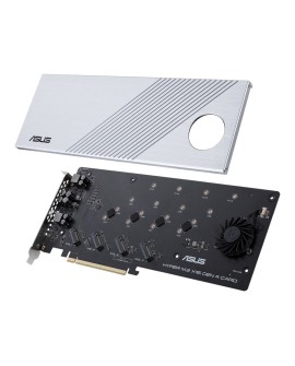 Kontroler ASUS Hyper M.2 PCIe 4.0 x16, 4x M.2 NVMe (2242/2260/2280/22110) GEN 4 (WYPRZEDAŻ)
