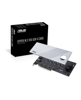 Kontroler ASUS Hyper M.2 PCIe 4.0 x16, 4x M.2 NVMe (2242/2260/2280/22110) GEN 4 (WYPRZEDAŻ)