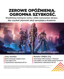 MONITOR HP LED, QHD 27" OMEN 27q (780H4E9) 165Hz