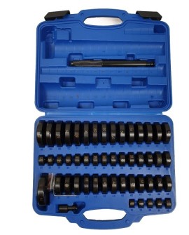ŚCIĄGACZ TULEI ŁOŻYSK ADAPTERY PRASY 52el. 18-74mm SILVER
