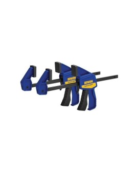 IRWIN T54122EL7 klamra Zacisk stolarski 30 cm Czarny, Niebieski, Żółty