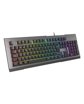 GENESIS Rhod 500 RGB klawiatura Gaming USB QWERTY ES Hiszpański Czarny