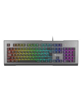 GENESIS Rhod 500 RGB klawiatura Gaming USB QWERTY ES Hiszpański Czarny
