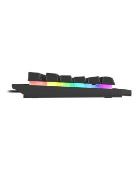 GENESIS Rhod 500 RGB klawiatura Gaming USB QWERTY ES Hiszpański Czarny