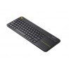 Klawiatura Logitech K400 920-007145 (USB 2.0 kolor czarny