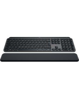 Logitech MX Keys S klawiatura Biuro RF Wireless + Bluetooth QWERTZ Niemiecki Grafitowy