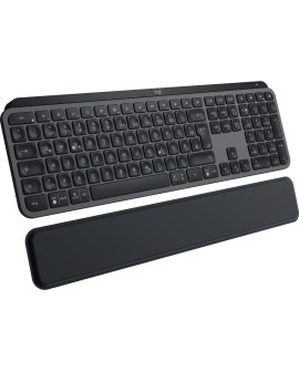 Logitech MX Keys S klawiatura Biuro RF Wireless + Bluetooth QWERTZ Niemiecki Grafitowy