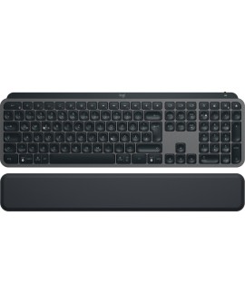 Logitech MX Keys S klawiatura Biuro RF Wireless + Bluetooth QWERTZ Niemiecki Grafitowy