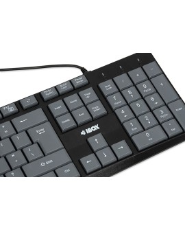 IBOX KLAWIATURA PRZEWODOWA ERIS, GREY