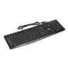 IBOX KLAWIATURA PRZEWODOWA ERIS, BLACK