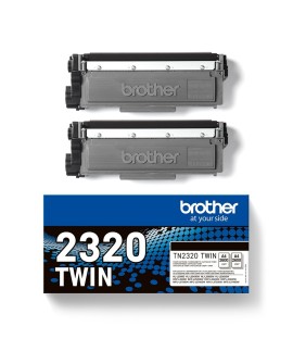 Brother TN-2320TWIN kaseta z tonerem 1 szt. Oryginalny Czarny
