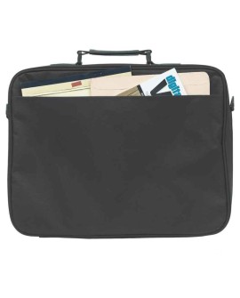 Torba na laptopa 17" z paskiem naramiennym czarna