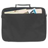Torba na laptopa 17" z paskiem naramiennym czarna
