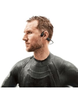 Słuchawki bezprzewodowe kostne Shokz OpenSwim czarne