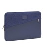 RIVACASE ETUI NA LAPTOP 13,3" EGMONT, NIEBIESKIE, SKÓRA EKOLOGICZNA I TWEED, KIESZEŃ NA AKCESORIA
