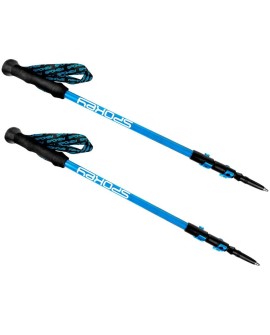 Kijki trekkingowe Spokey Carbon niebiesko-czarne 927900