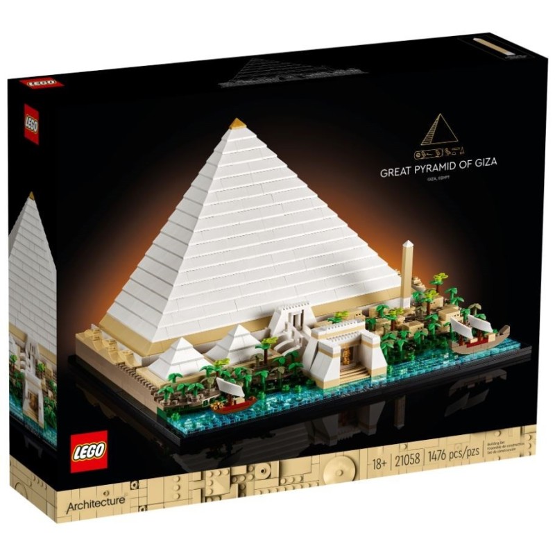 LEGO ARCHITECTURE 21058 PIRAMIDA CHEOPSA