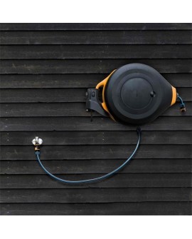 Fiskars 1027095 uchwyt do węża ogrodowego Włókno, Metal Czarny