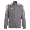 Bluza dla dzieci adidas Tiro 21 Track szara GM7311 140cm
