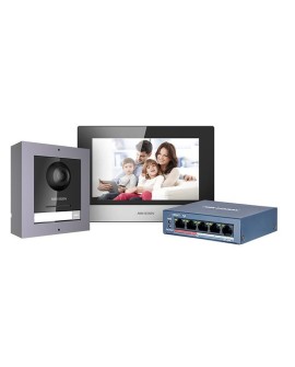 ZESTAW WIDEDOMOFONOWY DS-KIS602(B) HIKVISION