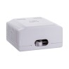 Gniazdo natynkowe Lanberg OU6-0002-W (RJ-45 UTP kolor biały)
