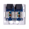 Gniazdo natynkowe Lanberg OU6-0002-W (RJ-45 UTP kolor biały)