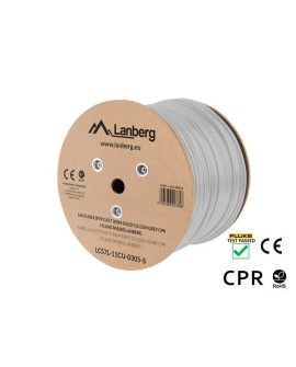 LANBERG KABEL SFTP KAT. 7 305M DRUT CU LSZH SZARY CPR+FLUKE PASSED
