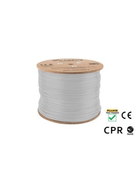 LANBERG KABEL SFTP KAT. 7 305M DRUT CU LSZH SZARY CPR+FLUKE PASSED