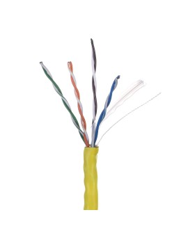 LANBERG KABEL UTP 1GB/S 305M DRUT CCA ŻÓŁTY