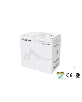 Kabel sieciowy Lanberg LCU6-12CU-0305-S (UTP 305m kat. 6 kolor szary)