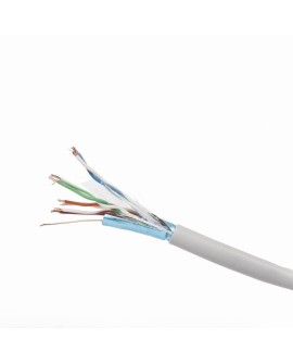 Kabel sieciowy GEMBIRD FPC-5004E-L/100 (F/FTP 100m kat. 5e kolor szary)