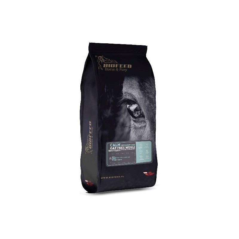 BioFeed Horse & Pony Calm Musli oat free - musli dla koni nadpobudliwych bez owsa