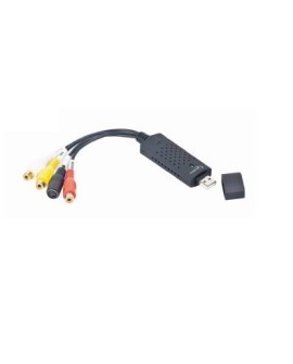 Adapter GEMBIRD UVG-002 (USB M - RCA, S-Video F 0,50m kolor czarny)