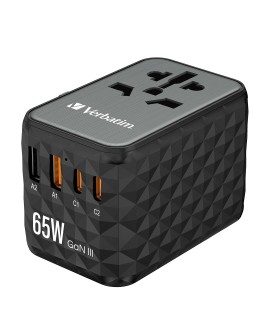 GAN III UNI.TR.CHARG UTA-05 65W/2XUSB-C QC 4+ /2 XUSB-A