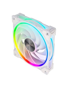 Akasa SOHO AR Obudowa komputera Radiator 12 cm Przezroczysty, Biały 1 szt.