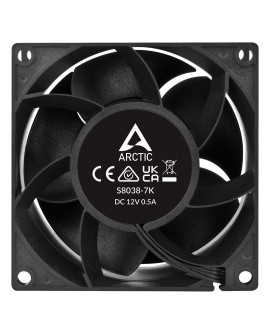 ARCTIC S8038-7K Procesor Wentylator 8 cm Czarny 4 szt.