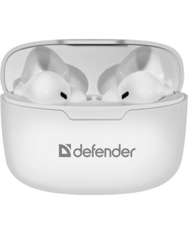 DEFENDER SŁUCHAWKI BLUETOOTH TWINS 903 DOUSZNE BIAŁE 63903