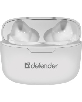 DEFENDER SŁUCHAWKI BLUETOOTH TWINS 903 DOUSZNE BIAŁE 63903
