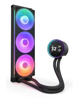NZXT Kraken Elite 360 RGB Procesor Chłodnica cieczy all-in-one 12 cm Czarny 1 szt.