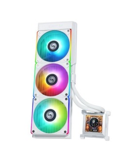 Lian Li HydroShift LCD 360RGB Obudowa komputera Chłodnica cieczy all-in-one 12 cm Biały