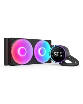 NZXT Kraken Elite 280 RGB Procesor Chłodnica cieczy all-in-one 14 cm Czarny 1 szt.