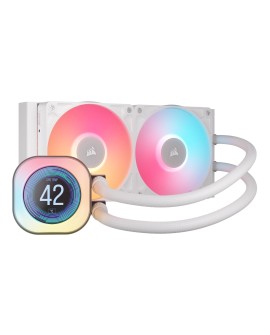 CORSAIR iCUE LINK TITAN 240 RX LCD White AIO, 240mm Radiator, Liquid CPU Cooler
