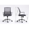Fotel biurowy ACTIVEJET YK01 szary