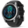 Fenix E 47 mm Srebrny GARMIN Android Czarno-srebrny
