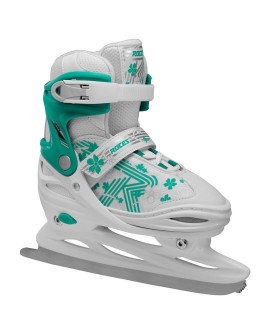 Łyżwy Roces Jokey Ice 3.0 Girl biało-turkusowe 450708 06 26-29