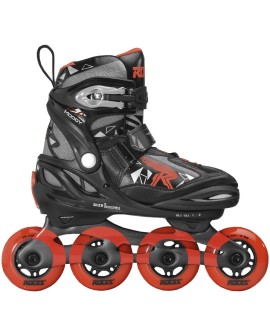 Łyżworolki Roces Moody Boy Tif czarno-czerwone 400855 02 30-35
