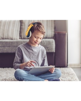 Słuchawki JVC HAKD10WYE (dla dzieci, nauszne, bluetooth, yellow/blue)